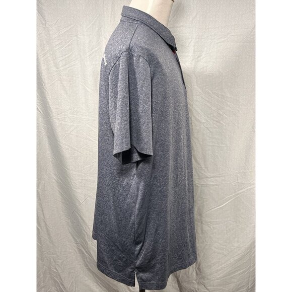 Domino’s Pizza Employee Polo Shirt XL Blue Performance Stretch Work Uniform - Picture 3 of 13